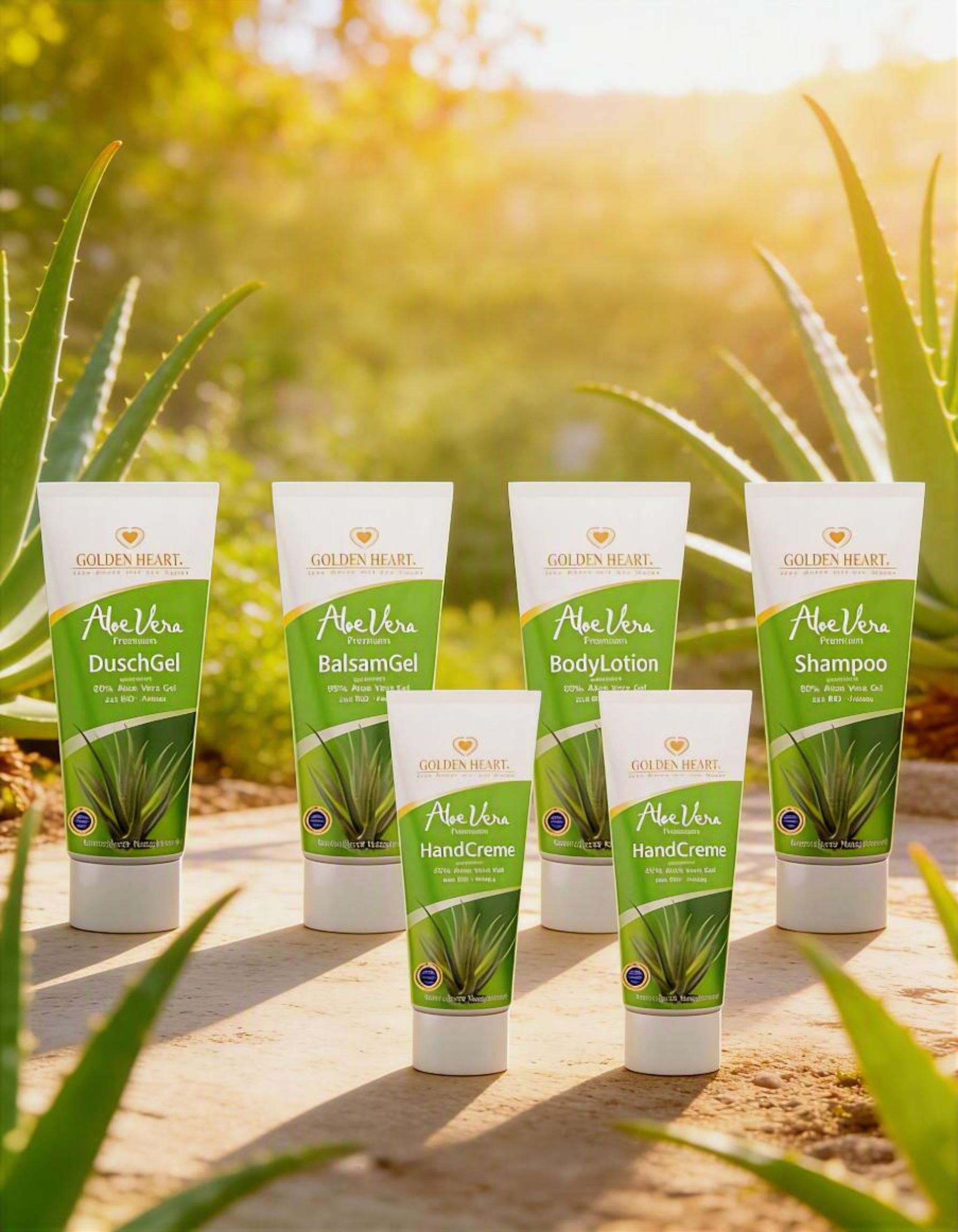 Biologische und hochwerige Aloe Vera Premium Produkte von Golden Heart